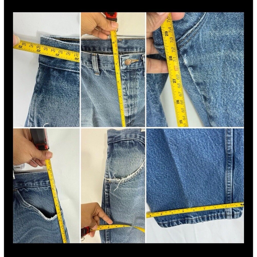 J Crew Jeans Mercantile Flex Slim 31 x 30 Distressed Straight Leg - Picture 12 of 16